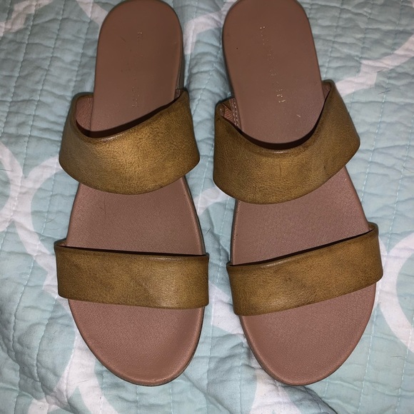 Double Strap Leather Espadrille Size 8 - Picture 4 of 9